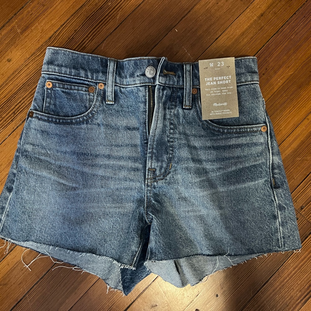 Madewell The Perfect Jean Short, size 23, new with tags